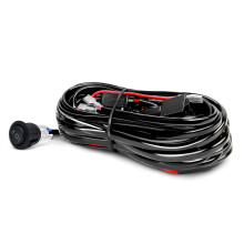 480W LED-Lichtleisten-Kabelbaum-Set mit 12V40A-Relais, wasserdichtem Schalter und 18AWG-Kabeln – Kompatibel mit LED-Lichtleisten