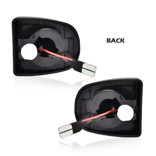 Luz de placa, compatível com GMC Sierra Classic 99-13, preta. 1