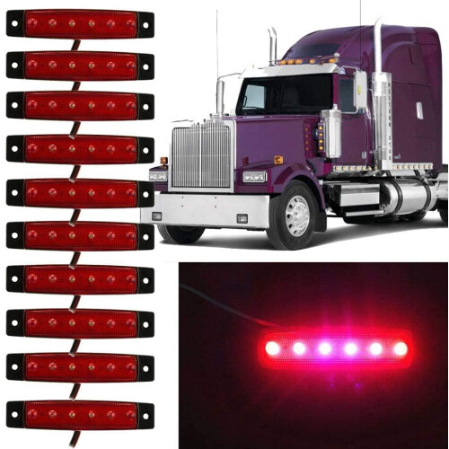 LED-sivuvalot 12–24 V 10 kpl 1