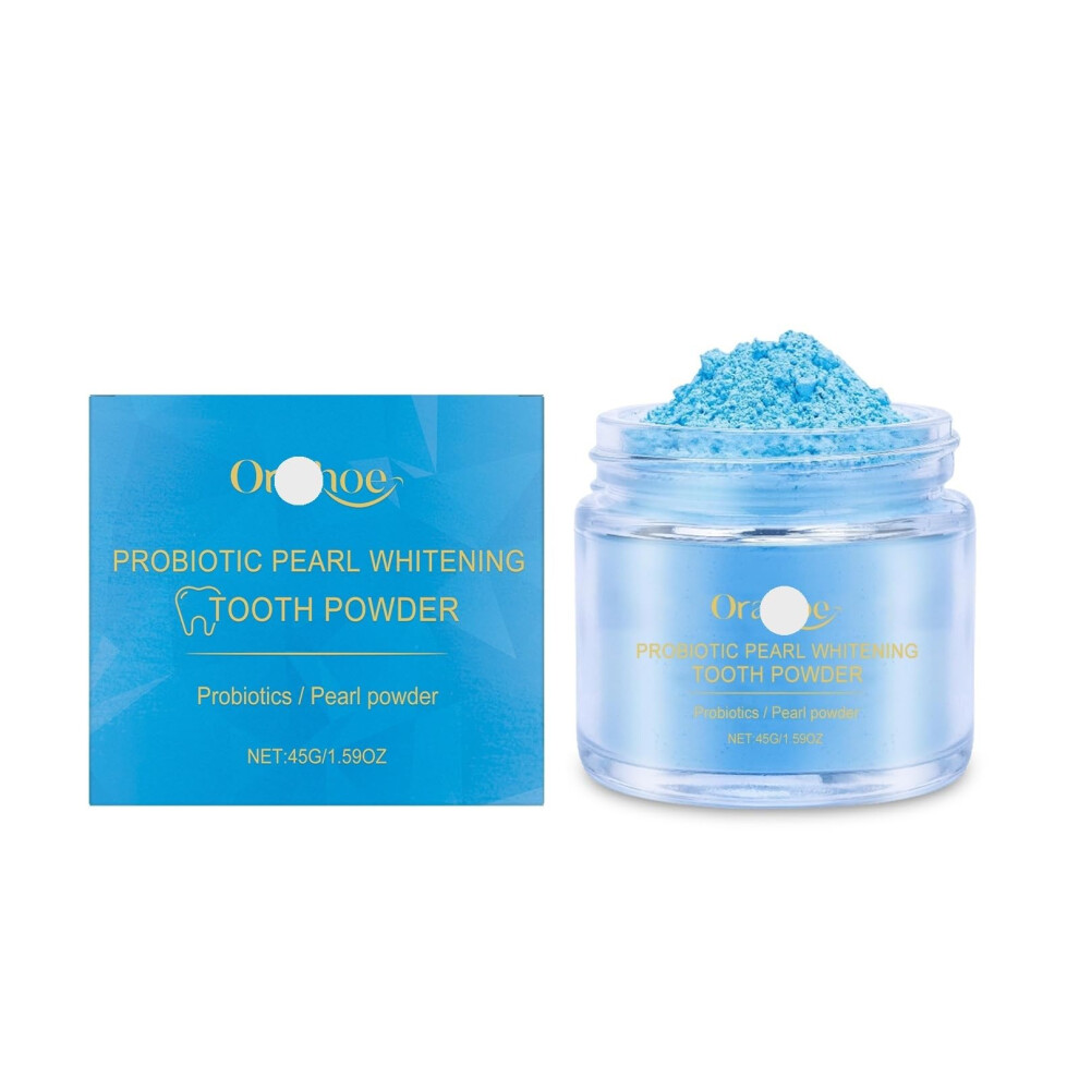 Tooth Powder 2PCS Gentle Whitening and Stain Removal for Fresh Breath and Healthy Gums