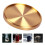 Conjunto de porta-copos Golden Square em cobre puro 1