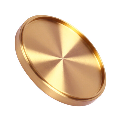 Conjunto de porta-copos Golden Square em cobre puro 2