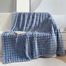 Coperta in pile a bolle per divano, morbida e soffice coperta decorativa per letto, divano, regalo natalizio accogliente, lavabile in lavatrice, 28x39