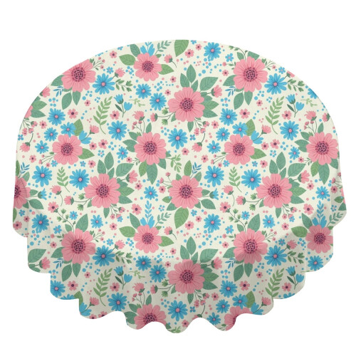 Polyester Round Tablecloth 60 x 60 Inch 1