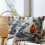 Μαξιλαροθήκες Pine Needles Birds 18x18", Σετ 2 τεμαχίων, Διακοσμητικές Μαξιλαροθήκες από 7