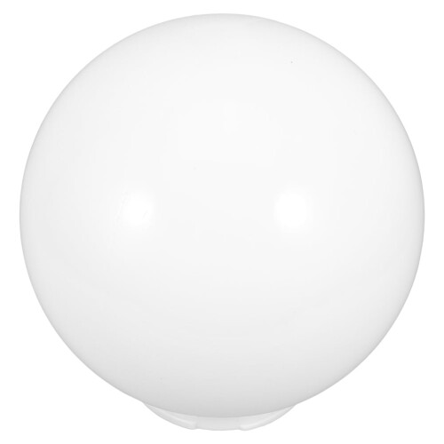 Abat-jour globe en acrylique blanc 25 cm