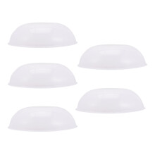 Biały klosz do lampy sufitowej z PVC 21x21x12 cm (5 szt.)