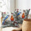 Μαξιλαροθήκες Pine Needles Birds 18x18", Σετ 2 τεμαχίων, Διακοσμητικές Μαξιλαροθήκες από 5