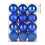 24 Pack Purple Plastic Christmas Ornaments 4cm 3