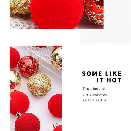 25pcs Shatterproof Christmas Ball Ornaments 6cm 2