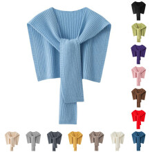 Xales de tricô macios e quentes para mulheres, ideais para viagens, uso casual, como capa ou xale para os ombros.