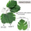 20 φωτιστικά σε σχήμα φύλλων Monstera, τροπικό κλήμα 6,6 ποδιών με φώτα – Χαβανέζικο 4