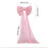 Fita de decoração com laço gigante rosa 79x31 polegadas 3