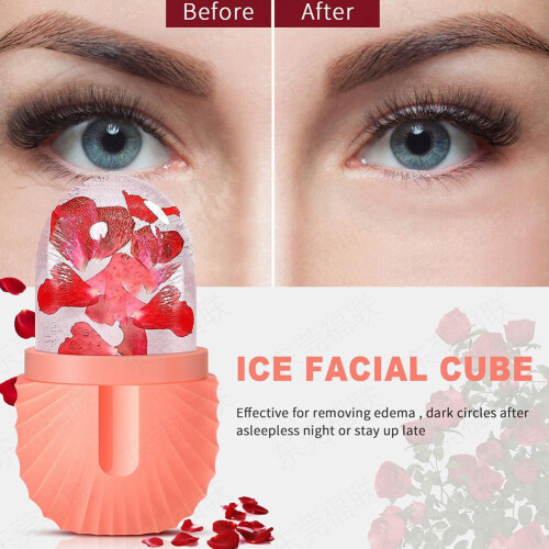 Silikon-Gesichtsmassagegerät-Eisroller-Form, Gesichtspflege-Set E9 1