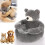 Κρεβάτι σκύλου Teddy Bear με αγκαλιάζοντα μπράτσα – Βελούδινο χαλάκι ύπνου για 1