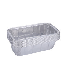Formas descartáveis de alumínio, 23 x 13 cm, 850 ml, em papel alumínio espesso – Compatíveis com forno, churrasqueira e lancheira.