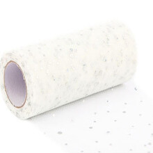 15 cm trblietavé sieťované stuhy v rolkách, 9 metrov – na vence, DIY remeslá, vianočný stromček a balenie krabíc