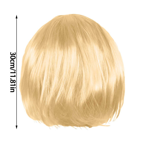 Damespruik van echt haar, kort, 30 cm 2