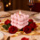 Hjerteformet duftlys – rosa voks, 6,5 cm, 1-pakning 4