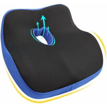 Cuscino ergonomico in memory foam per sedile auto, ideale per alleviare la sciatica – Compatibile con auto, camion, ufficio e sedie a rotelle –