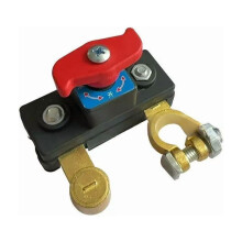 Kit de interruptor geral de corte de bateria GM com polos laterais, fácil instalação, sistemas de 12-48V para carros, trailers e barcos.