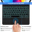 Wireless Keyboard and Mouse Combo for iPad 10th Gen 10.9" 4