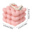 Hjerteformet duftlys – rosa voks, 6,5 cm, 1-pakning 3