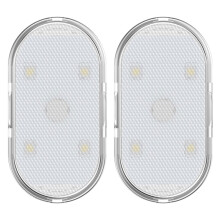 Lampka samochodowa LED z czujnikiem USB i sterowaniem głosowym, mocowanie magnetyczne, oświetlenie otoczenia RGB – kompatybilna ze wszystkimi