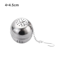 Boule à épices en acier inoxydable avec chaînette, maille de haute qualité pour un bouillon pur, facile à nettoyer, antirouille, outil de