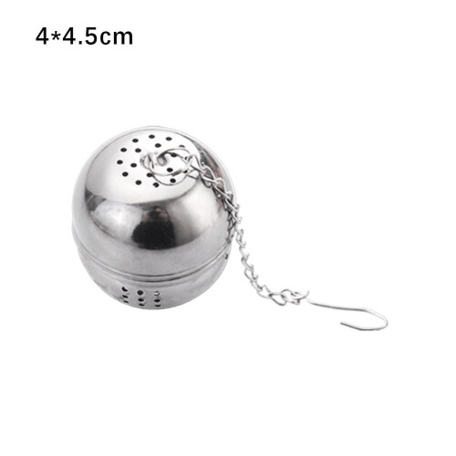 Boule à épices en acier inoxydable avec chaînette