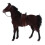 Modelo de cavalo de guerra em escala 1/6 para figuras de ação de 30 cm (12 polegadas) TTL marrom 1