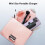 Mini batería externa USB-C PD de 5000 mAh con cable integrado – Compatible con iPhone 17/16/15 y Android 4