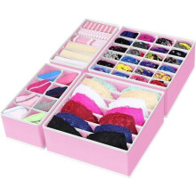 Ensemble de rangement de tiroir 7 pièces pliable en non-tissé