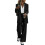 Sort blazer og bukser med vide ben til damer, medium 1