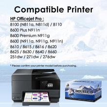 JUNXIAO-951XL Tintenpatronen kompatibel mit HP951XL für OfficeJet Pro251dw, 276dw, 8100–8630Serie (9er-Pack: 3C/3M/3Y)