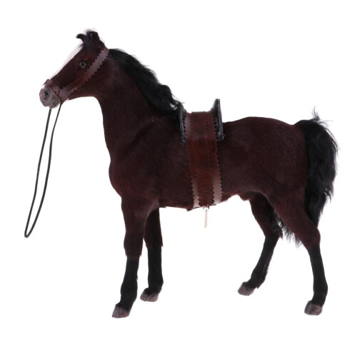 Modelo de cavalo de guerra em escala 1/6 para figuras de ação de 30 cm (12 polegadas) TTL marrom 1