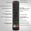 Mando a distancia universal compatible con televisores inteligentes Hisense. 7