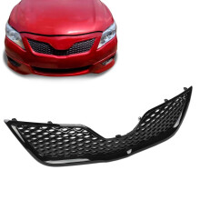 Griglia paraurti anteriore PIT66 compatibile con Toyota Camry 2010-2011, colore nero, codice 5310106200C0TO1200323
