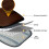 Honeycomb Gelpude med memory foam 1 stk. 6