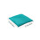 Coussin de siège bleu avec attaches, épais, antidérapant et lavable. 3