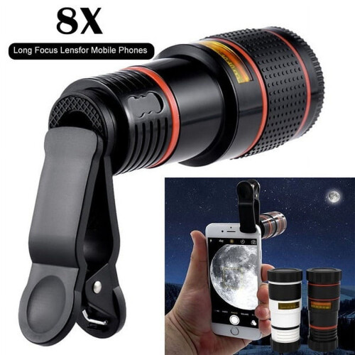 8X Hot HD360Zoom οπτικός φακός τηλεσκοπίου για έξυπνο τηλέφωνο, μετατρέψτε το τηλέφωνό 2