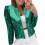 Blazer da donna con paillettes, maniche lunghe, taglio corto 1