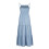 Έκπτωση έως και 30%! Γυναικείο φόρεμα Boho Maxi, αμάνικο φόρεμα με βολάν, μπλε, XXL — 7