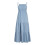 Έκπτωση έως και 30%! Γυναικείο φόρεμα Boho Maxi, αμάνικο φόρεμα με βολάν, μπλε, XXL — 6