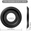 Black Nylon Ceiling Medallion 10" OD 4" ID 1" P 4 Pack 2