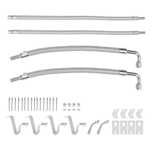 Kit extensor de vástago de válvula dual 16-19.5 pulgadas SS 1