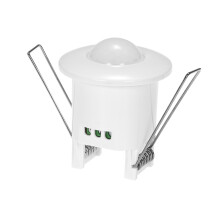 Interruptor con sensor de movimiento PIR empotrable con tiempo de retardo ajustable, compatible con lámparas Mot.