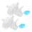 Worgeous2PCS Κουμπί ψύκτη βρύση αντικατάστασης βρύσης νερού πλαστική κανάτα νερού 5