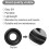 Black Nylon Ceiling Medallion 10" OD 4" ID 1" P 4 Pack 5