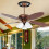 Black Nylon Ceiling Medallion 10" OD 4" ID 1" P 4 Pack 6